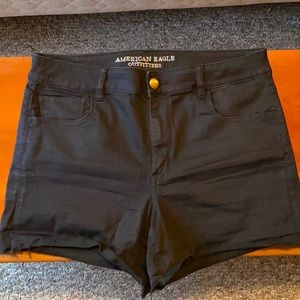 American Eagle high rise shortie shorts